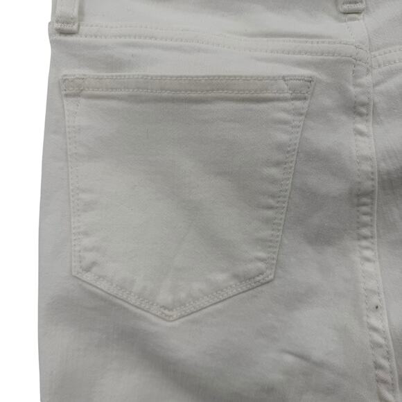 NEW J. Crew White Skinny Jeans Size 26 9" Mid-Rise Signature Stretch Pants - Picture 5 of 10